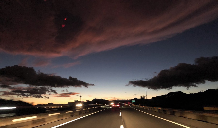 Driving home from Murcia Covera Airport...