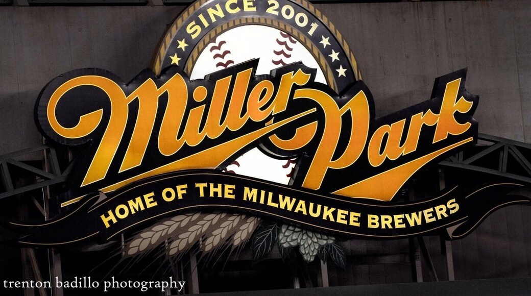 Outfield sign at miller park