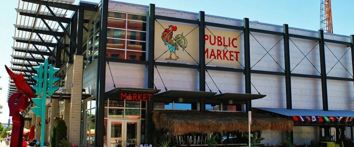 Located in trendy Third Ward, this place is like a mini Pikes Place Market. Grab a freshly squeezed juice and check out the artisan cheese booths, fresh produce and restaurants!