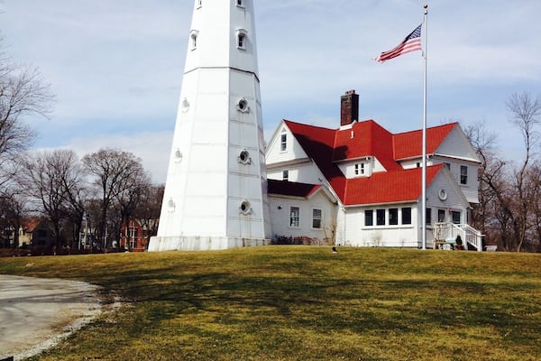 North point light house located in Lake Park , Milwaukee is a historical , maritime "treasure "