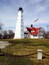 North point light house located in Lake Park , Milwaukee is a historical , maritime "treasure "