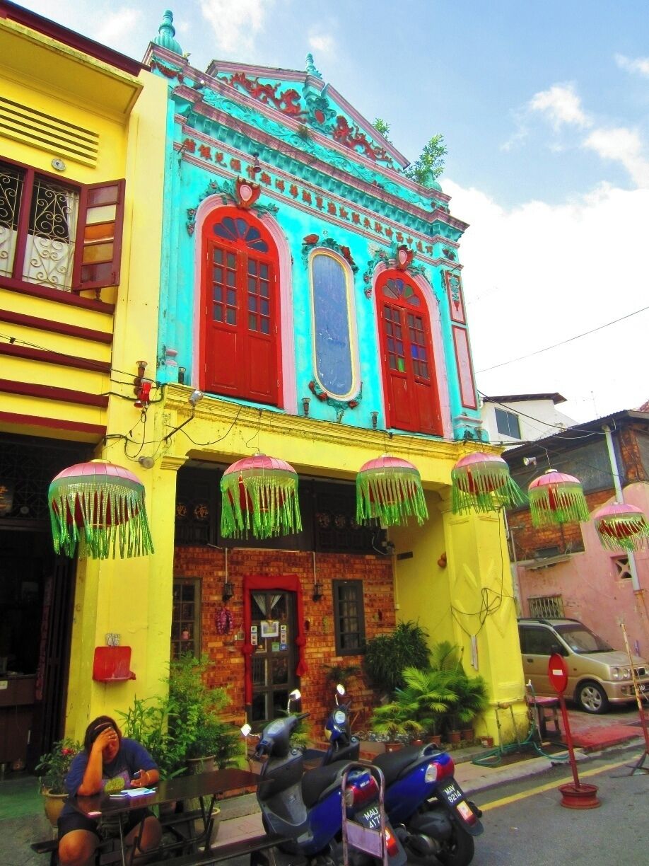 Rent a bike and cruise around Melaka! Check out all the little side streets for an array of fun colors and decorative homes and buildings!