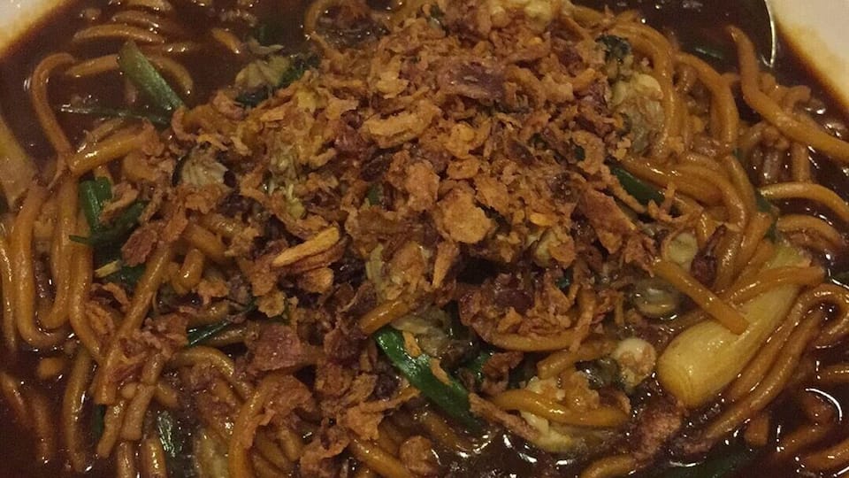 Braised Oyster Noodles.