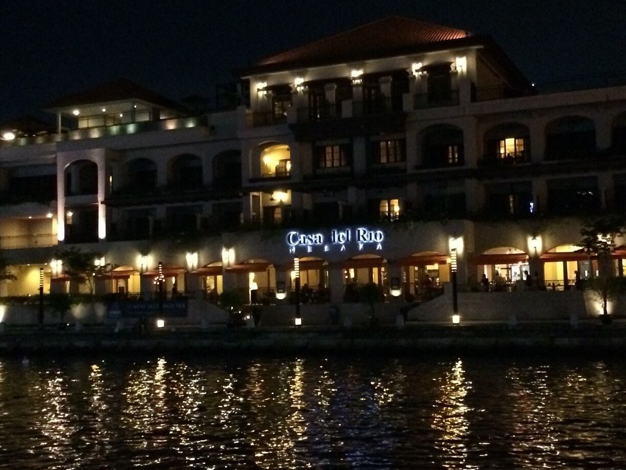 Beautiful hotel at riverside, Malacca