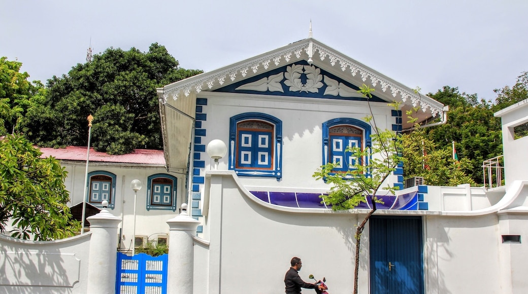 The city of Male and the country are strict with no photo policy - Maldives #red #redphoto #travel #Maldives #cityscape