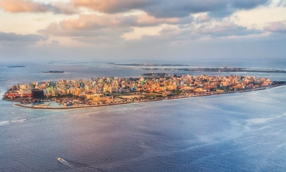Good day! Today I am happy to share aerial view of the capital of Maldives - Male' 
We lived there few years , but every time this view sounds like magic for me, it looks unbelievable -  island just 5.8 sq km with population more then 100k.
Picture was taken from  sea plane, while landing to the local airport 
#maldives #male #aerial #ocean #island #blue