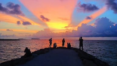 I've seen a number of beautiful sunsets, but this one in Maldives is really stunning.