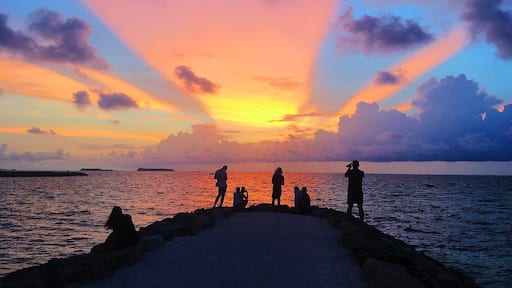 I've seen a number of beautiful sunsets, but this one in Maldives is really stunning.