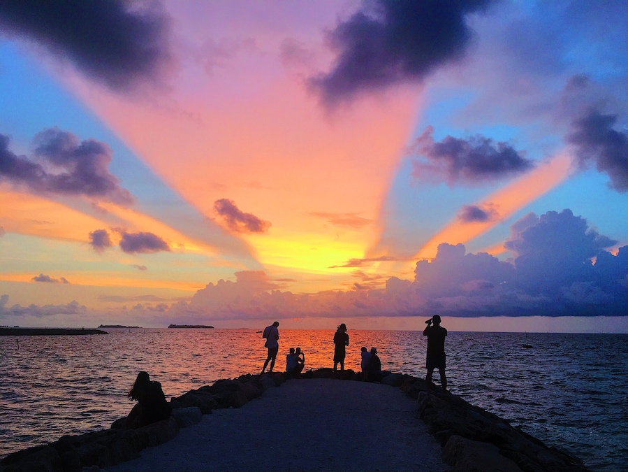 I've seen a number of beautiful sunsets, but this one in Maldives is really stunning.