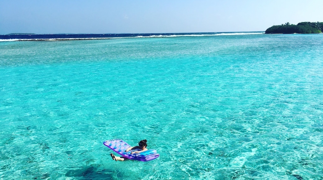 The Maldives is a luxurious island getaway! I just loved the crystal clear water đŽ