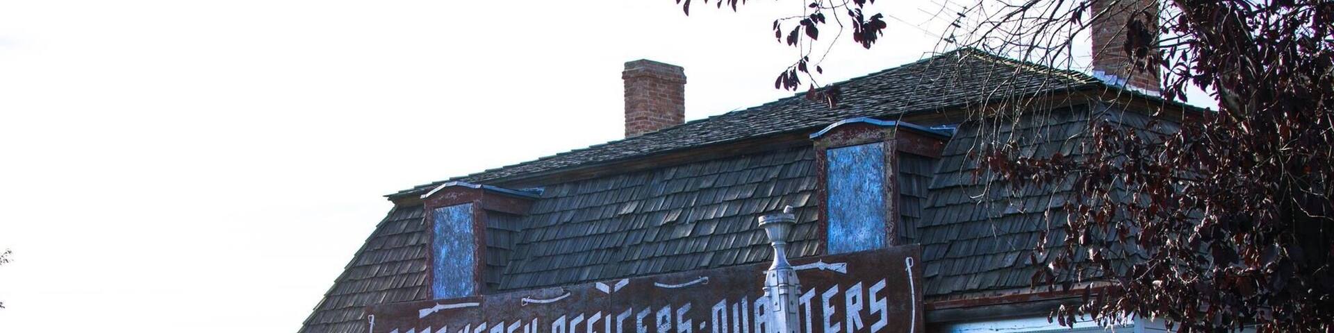 The hub of the complex is the original log building completed in 1941.