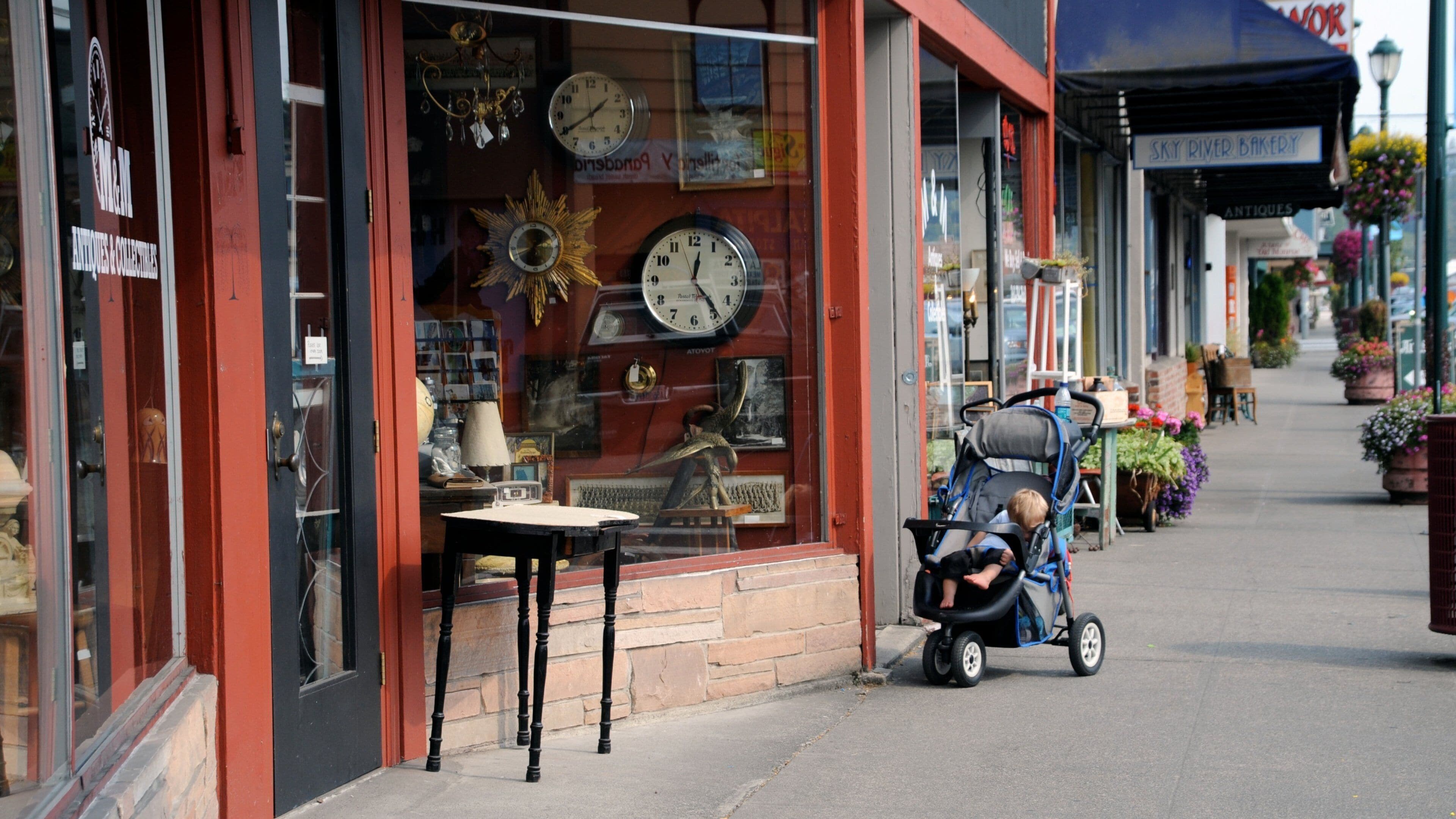 Monroe which includes street scenes as well as an individual child