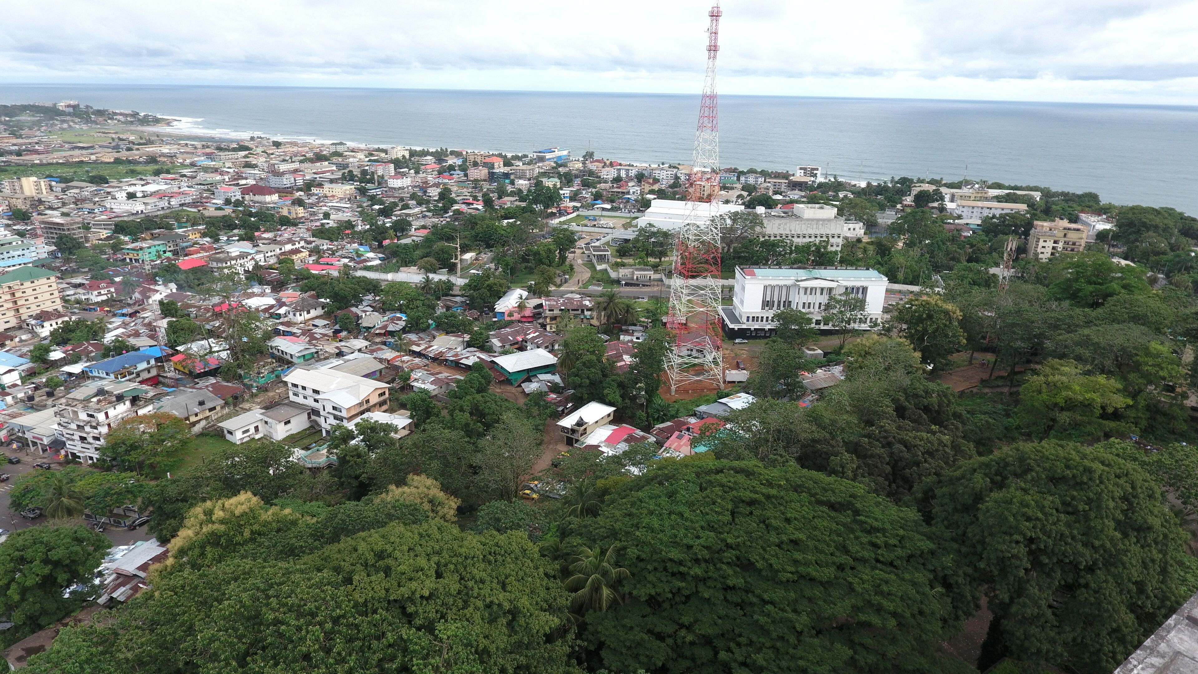 Monrovia from Ducor Palace