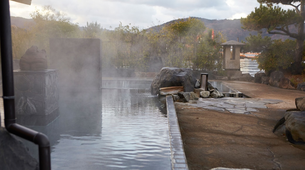 Japanese open air hot spring