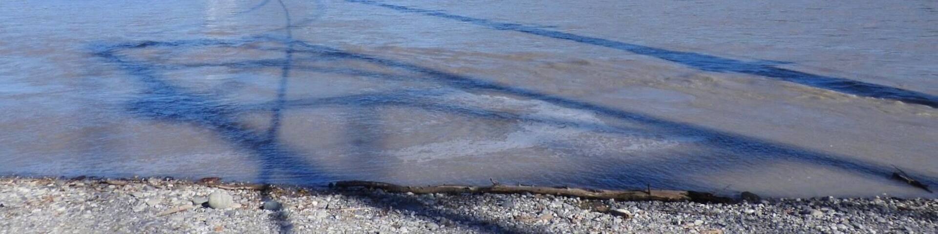 This is a small section of the Trans Alaska Pipeline, which is one of the world's largest pipeline systems, over the Tanana River. Built between 1975 and 1977, the construction of the pipeline was one of the first large-scale projects to deal with problems caused by permafrost. The project attracted tens of thousands of workers to Alaska. (September 2016)
#Trovember