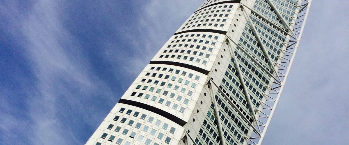 The Turning Torso building in Malmo
