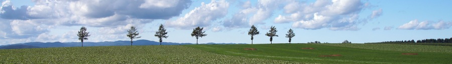 Märchen-no-oka in Ozora Town, Hokkaido, Japan