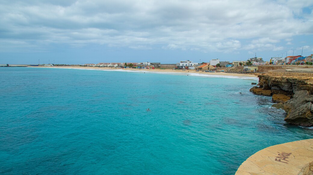 Beautiful beach in Maio Island in Cape Verde. With their soft sands, azure waters, and tranquil ambiance, they offer a serene tropical paradise.