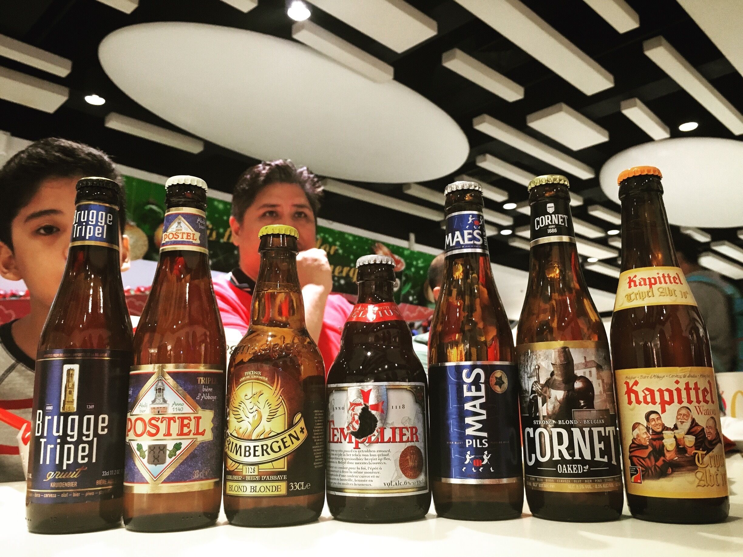 A toast of belgian beers. Happy Birthday, Davie. #belgianbeerday #FoodieFinds
