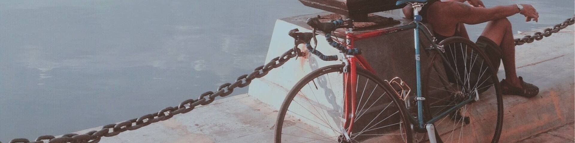 While waiting for the famous Manila Bay sunset.