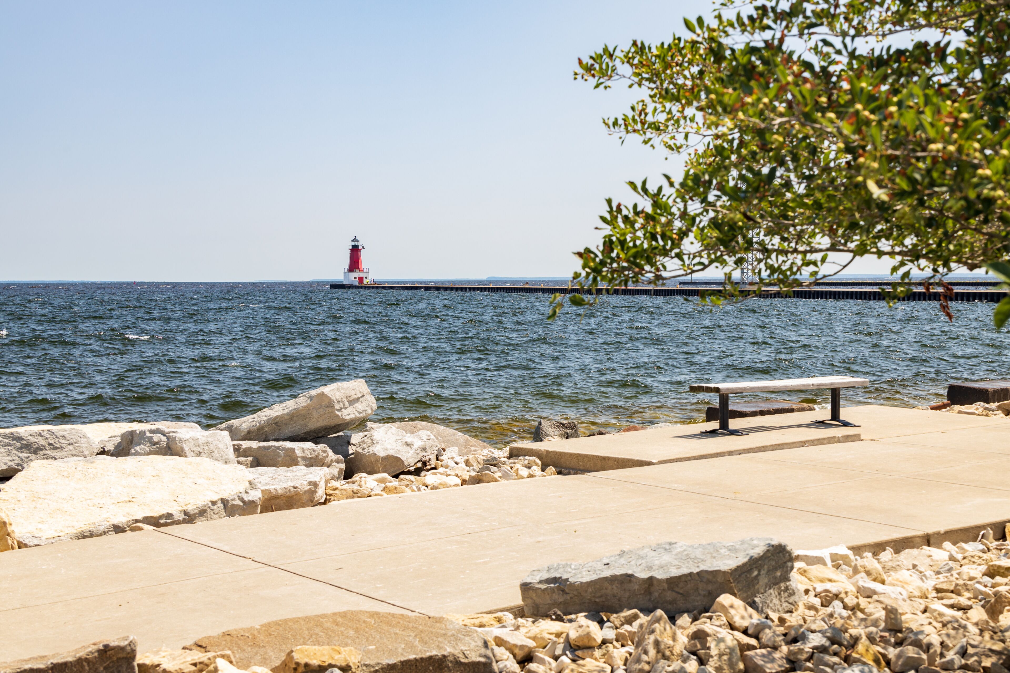 Menominee North Pier Lighthouse, Michigan