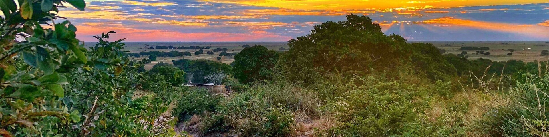 Sunset over the Barotse Flood Plain.