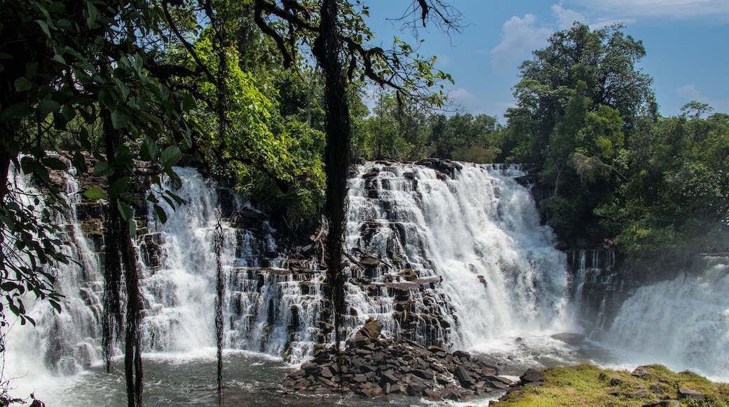 Kabwelume water falls in northern province zambia