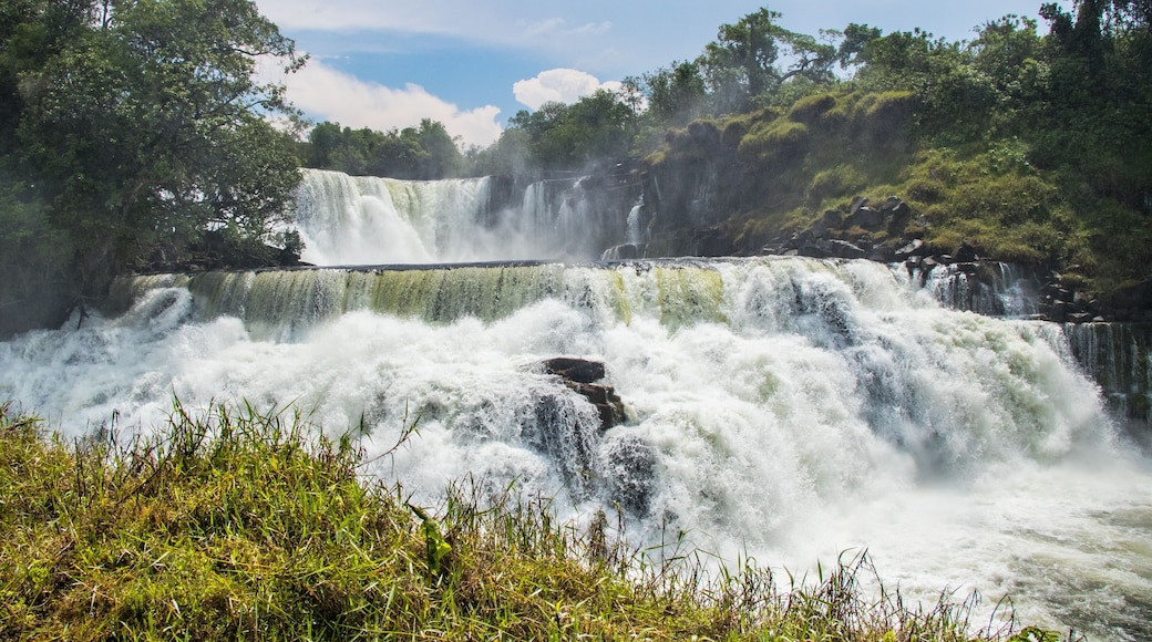 Kabwelume water falls in northern province zambia