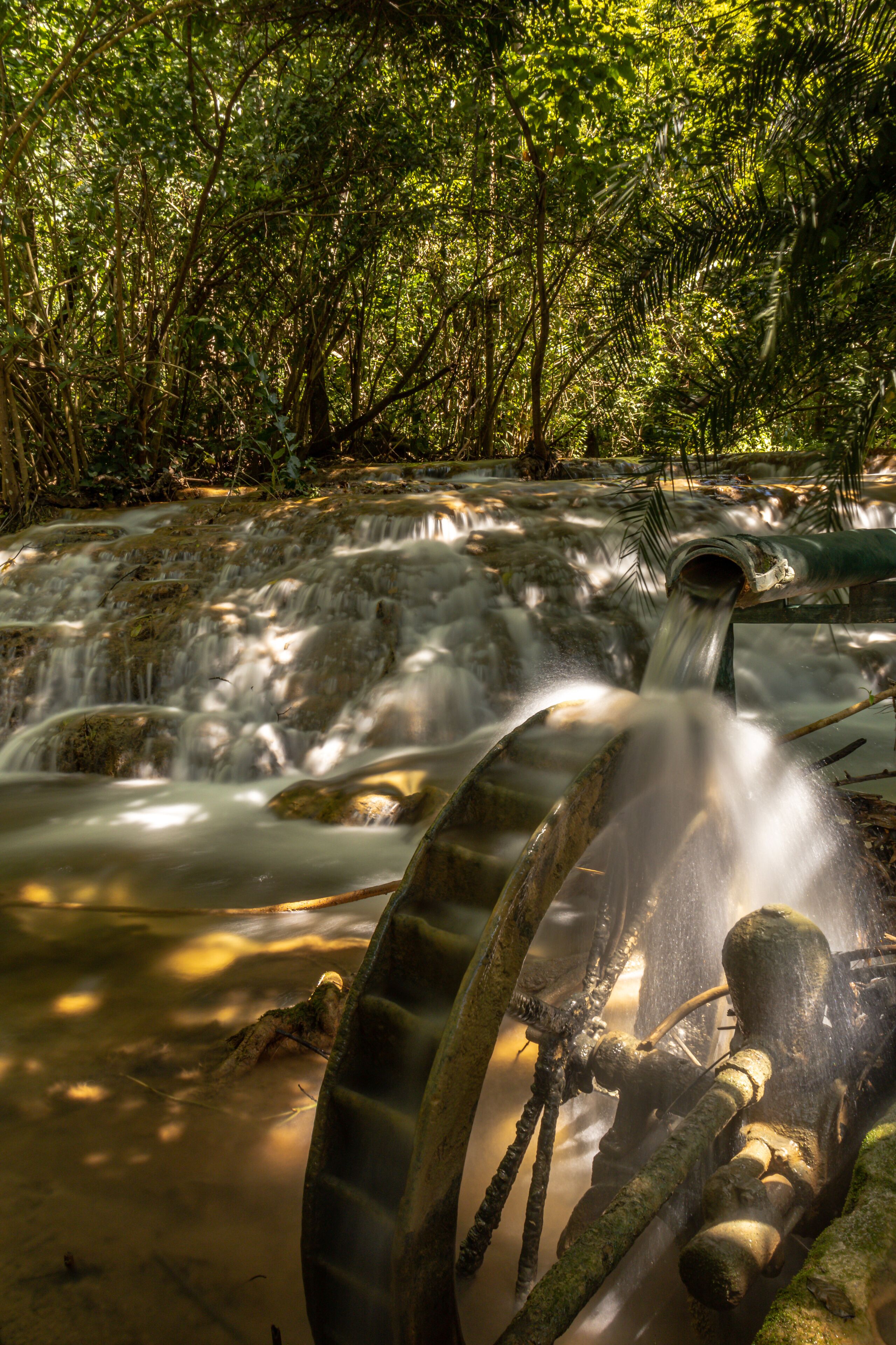 river in the city of Montes Claros, State of Minas Gerais, Brazil