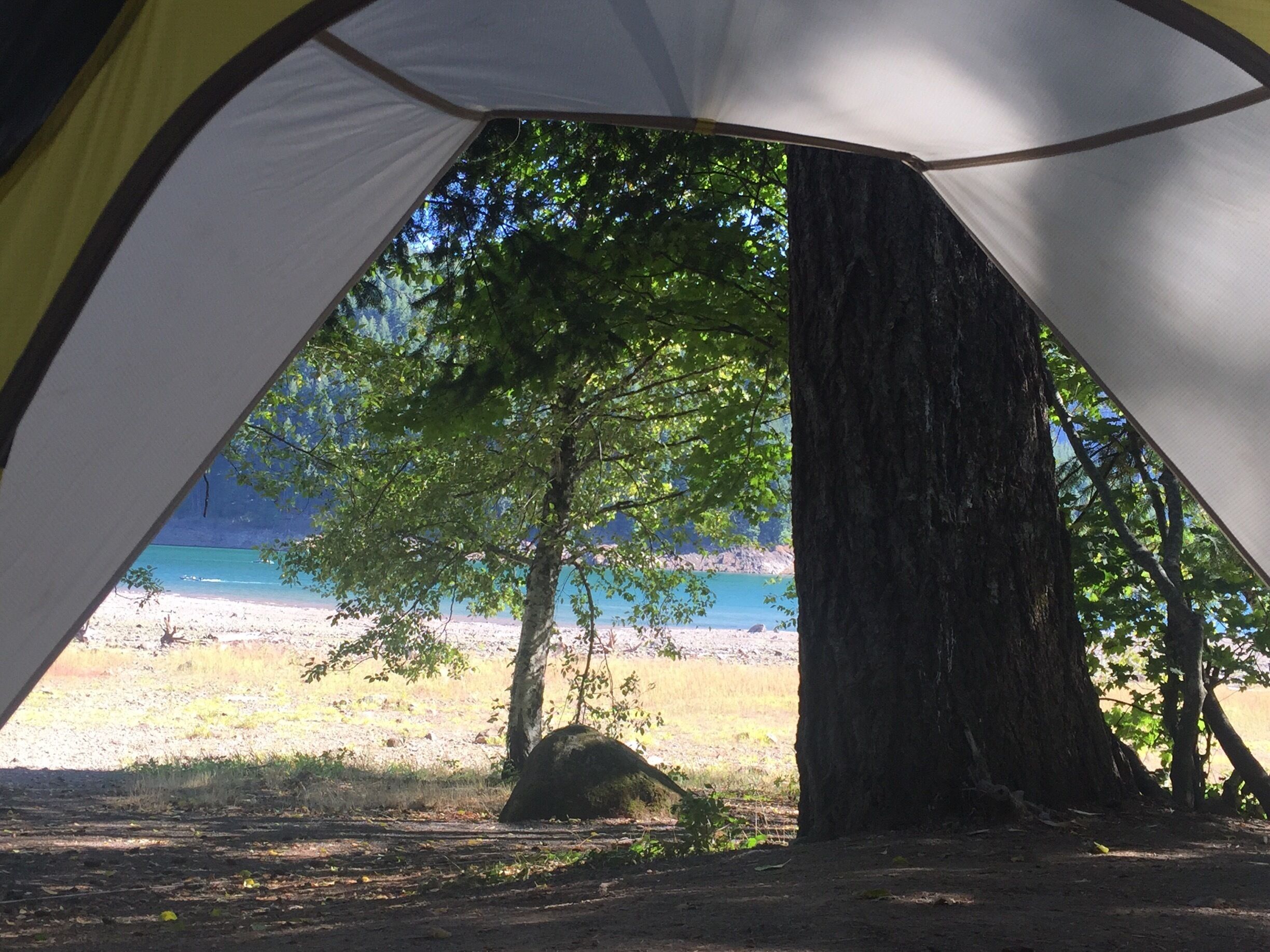 Nice campground.  Not private, but friendly!  Low lake levels.
