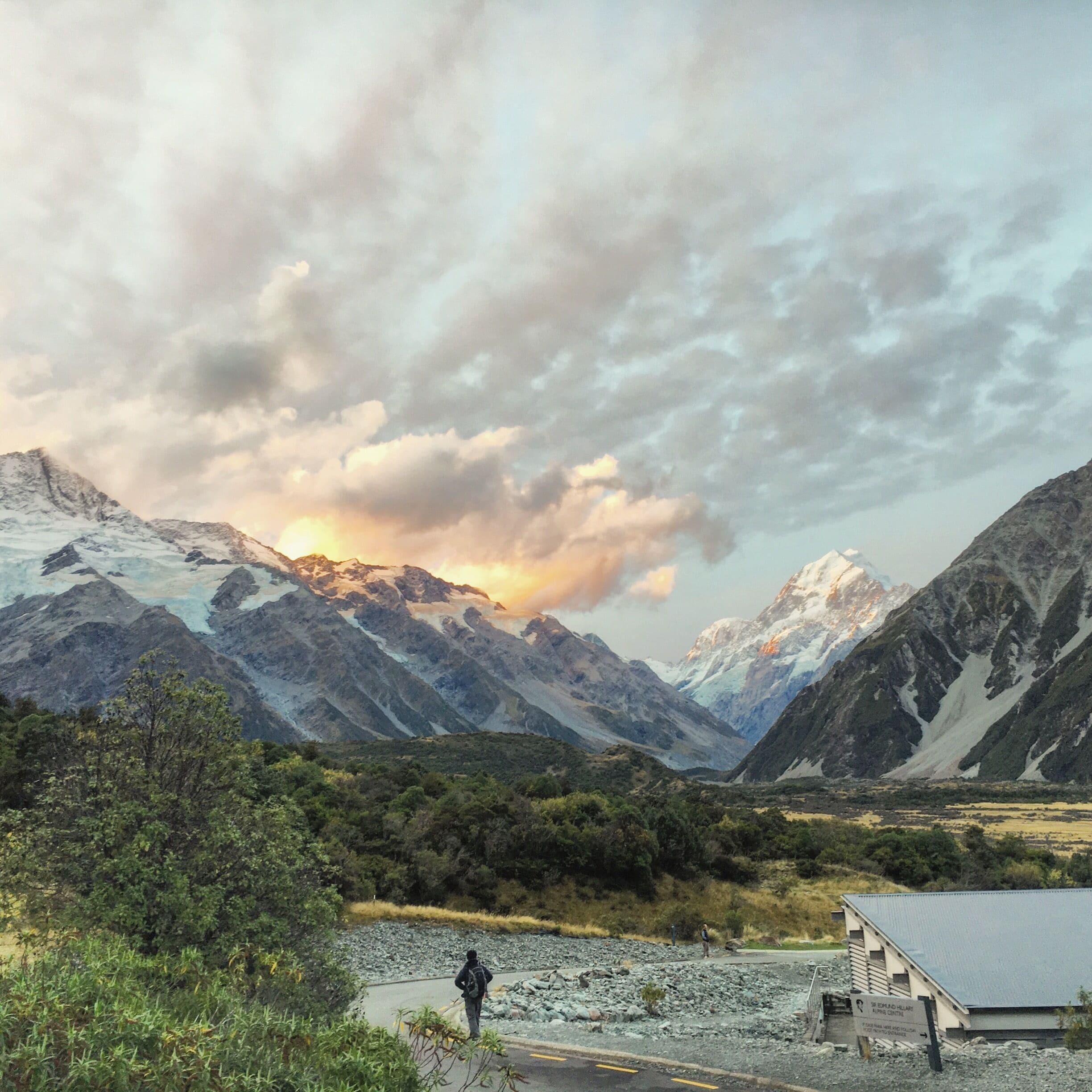 Watching the sun sink beneath the mountains with New Zealand's highest peak in the background is truly a 'WOW' moment and something any visitor to the region should try witness when visiting.

The region is a great place to base yourself for doing a number of superb walks amongst some of New Zeakand's most dramatic scenery.

It's a wonderful destination all year round - but it turns on its most dramatic form in the winter, when the peaks are covered in snow.

#NewZealand #MtCook #WinterWonders #Hiking #Parks #OnTheRoad