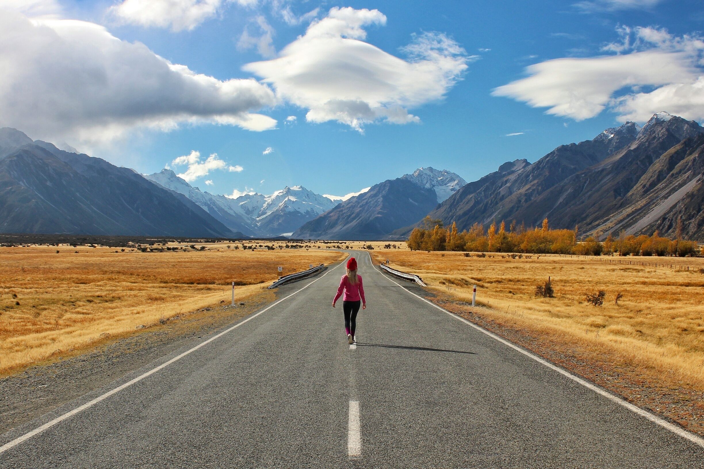 A land of wide open spaces, surrounded by towering peaks. Blessed with brilliant weather for our time here in Mount Cook!