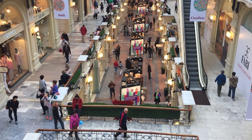 Upmarket shopping centre In red square. Unaffordable!!