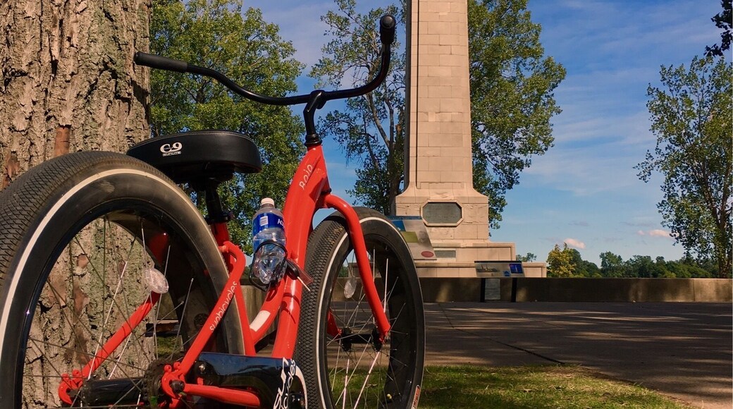 Grab a fat tire bike from Yellow Hike Rental Company and enjoy a 13 mile exploration of Presques Isle State Park