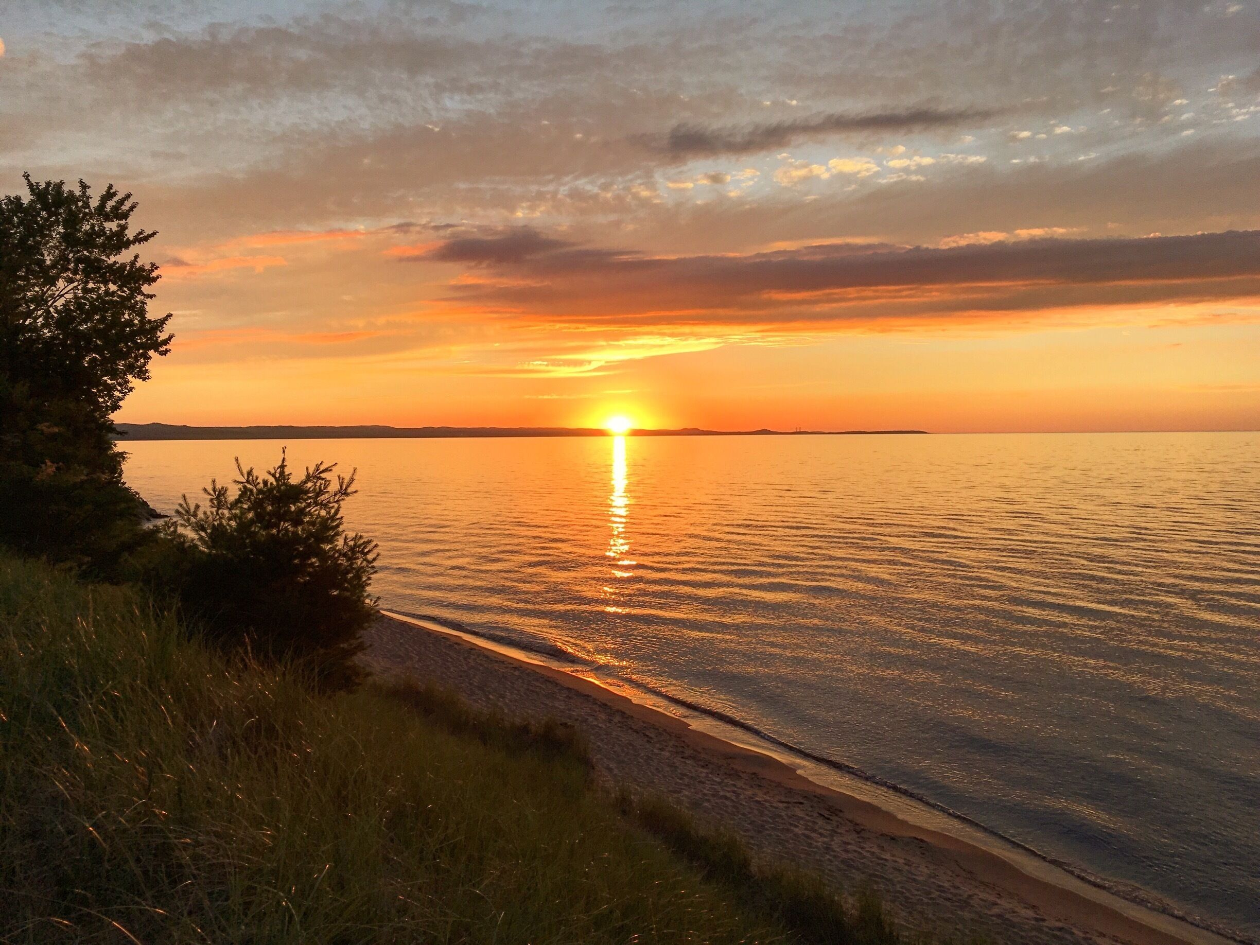 The sunset view from here was just perfect! And the RV park so rustic and so much character!
