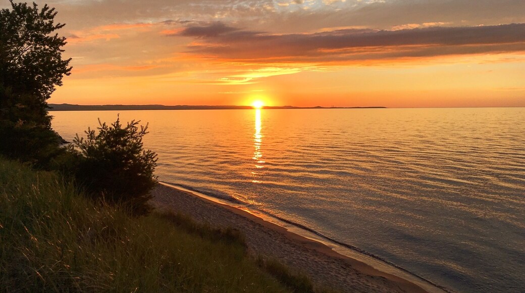 The sunset view from here was just perfect! And the RV park so rustic and so much character!