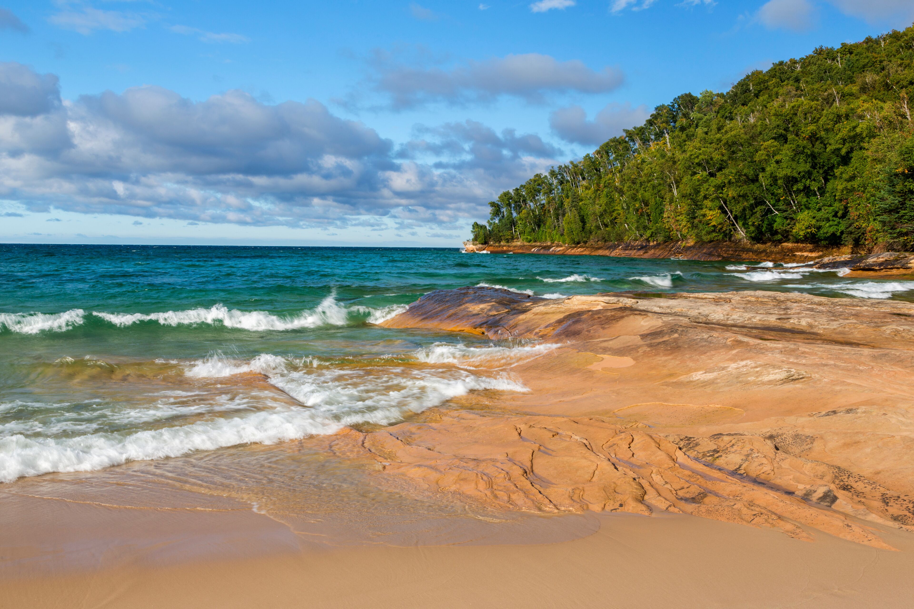 Michigan, Pictured Rocks National Lakeshore, Miners Beach
