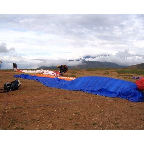 Paragliding in the Andes mountains is a terrific adventure. It feels a little strange, though, just running off the aide of a mountain! #TroveonTueday