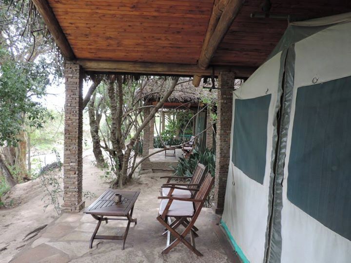 River front camps, at night you can hear hippos playing in the water below. 

https://maptia.com/kimbrlyj
www.surfseayouandme.com