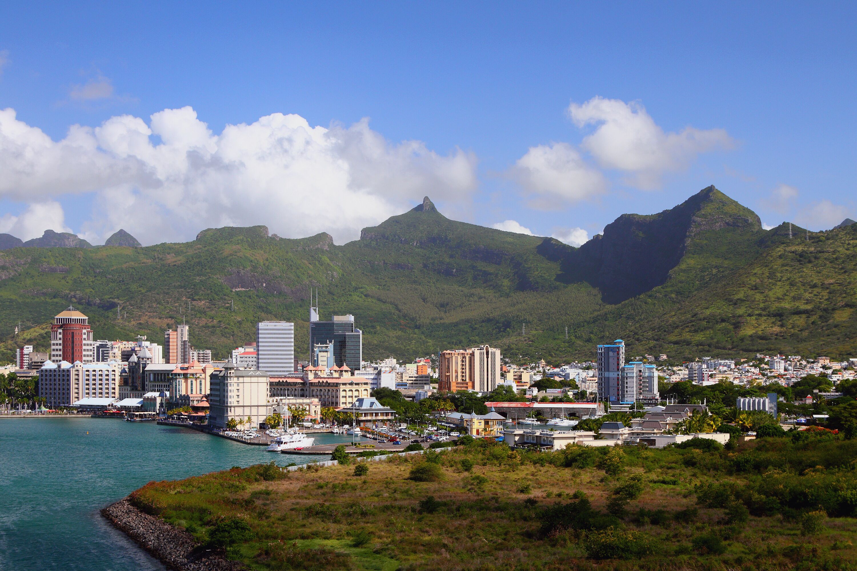 Port Louis - capital of Mauritius