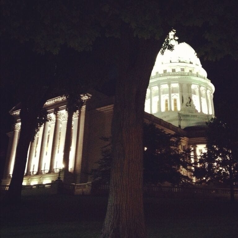 Pretty amazing Capitol building.  Right now lots of folks around protesting, but still peaceful. Can't imagine the same happening other places.