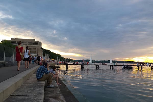 Madison doesn't suck. Awesome evening on union terrace.