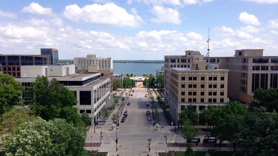 View from Madison Capital observation tower