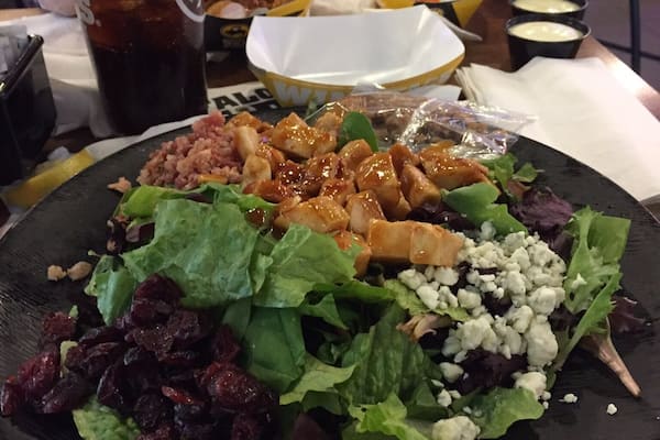 Chopped Chicken Salad that was mighty tasty.