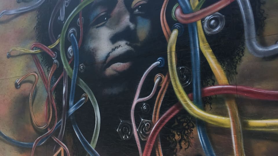 Jimmy Hendrix mural in Minneapolis!