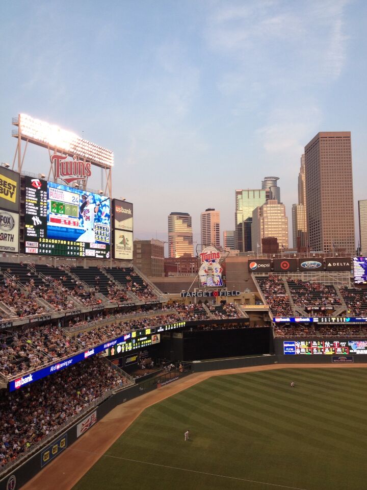 Baseball in Minneapolis. Baseball anywhere is always a great time.