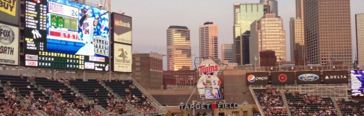 Baseball in Minneapolis. Baseball anywhere is always a great time.