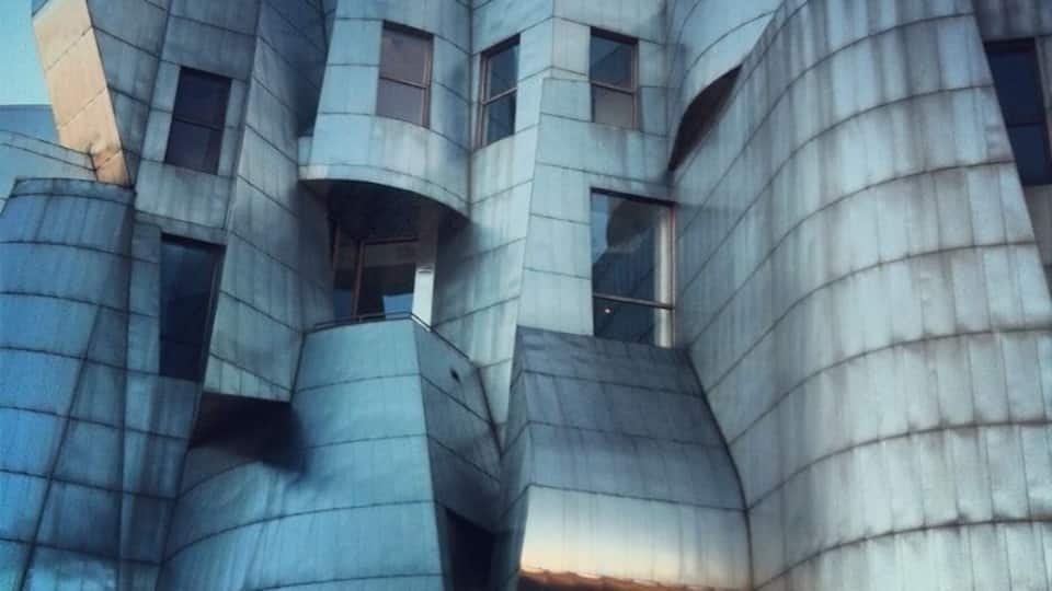 The Weisman Art Museum on the U of M campus, overlooking the Mississippi River. Designed by Frank Gehry. www.bradleyhanson.com