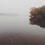 Foggy afternoon over Cedar Lake south beach. A beautiful sanctuary in the middle of Minneapolis.