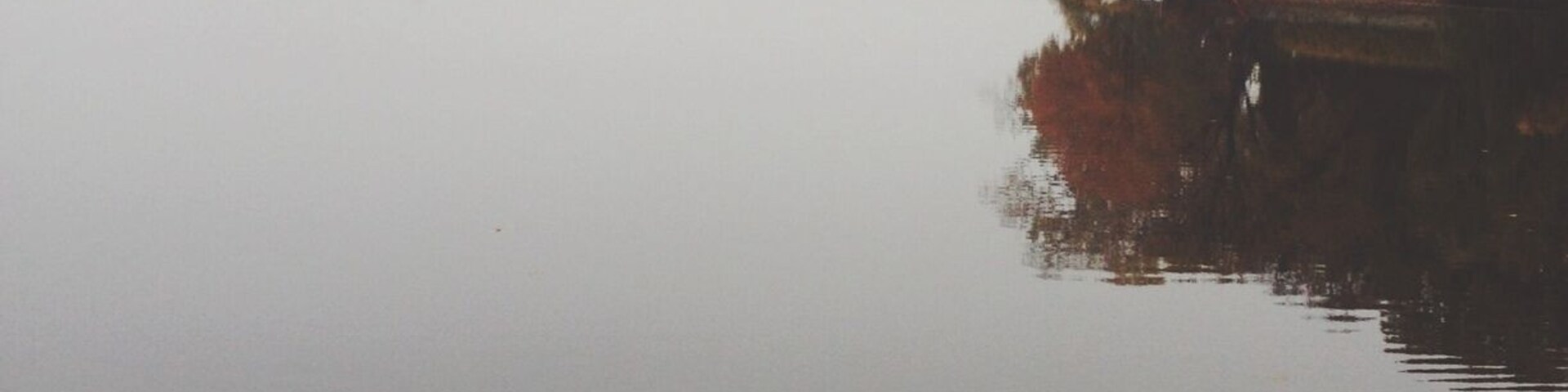 Foggy afternoon over Cedar Lake south beach. A beautiful sanctuary in the middle of Minneapolis.